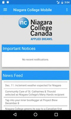 Niagara College Mobile android App screenshot 3